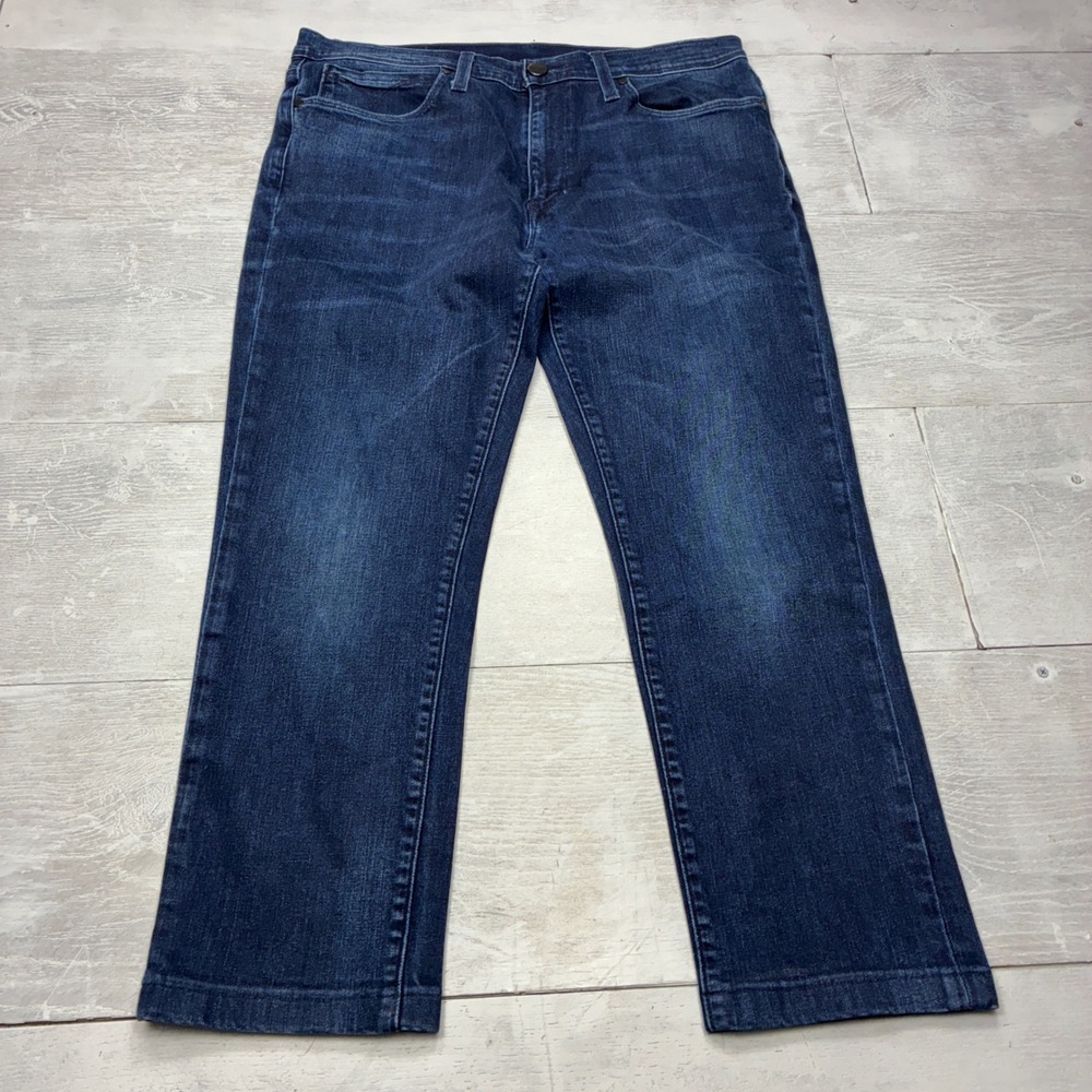 Levis 511 Slim Fit Jeans Mens 35x27 Dark Indigo Blue Stretch Denim Pants